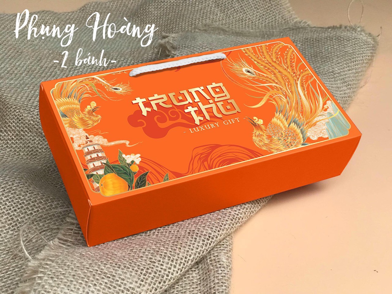 Hộp quà trung thu 2 bánh